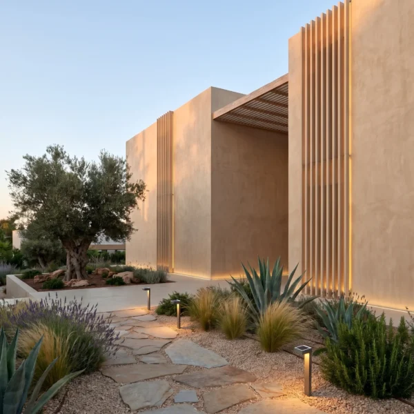 Outdoor microcement