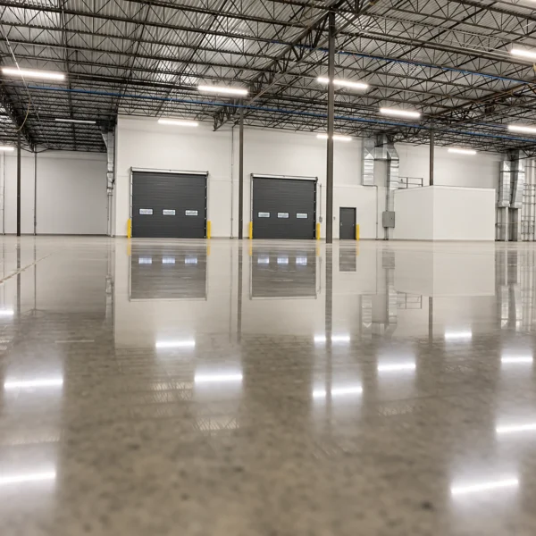 Polished Concrete Warehouse Floor