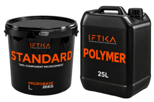 Two component traditional microcement Sttandard