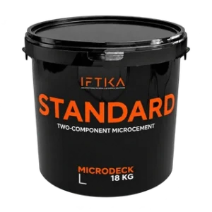 Iftika microdeck l 18kg two component microcement