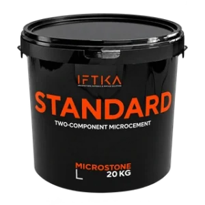 Iftika microstone l 20kg two component microcement