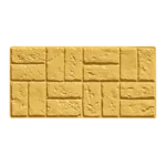 Iftika stamped concrete mould ladrillo cesteria jaune