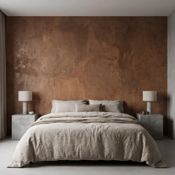 Microcement room wall