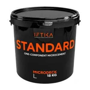 One microcement deck for floor